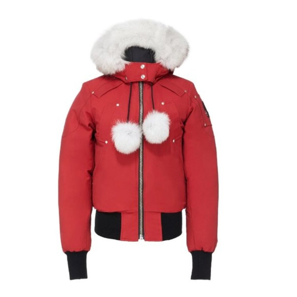 💎 Moose Knuckles Debbie Bomber Shearling